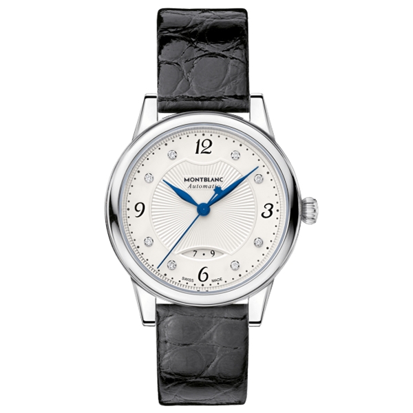 Montblanc Heritage · Automatique Manufacture · Cadran Argenté · Cuir Noir