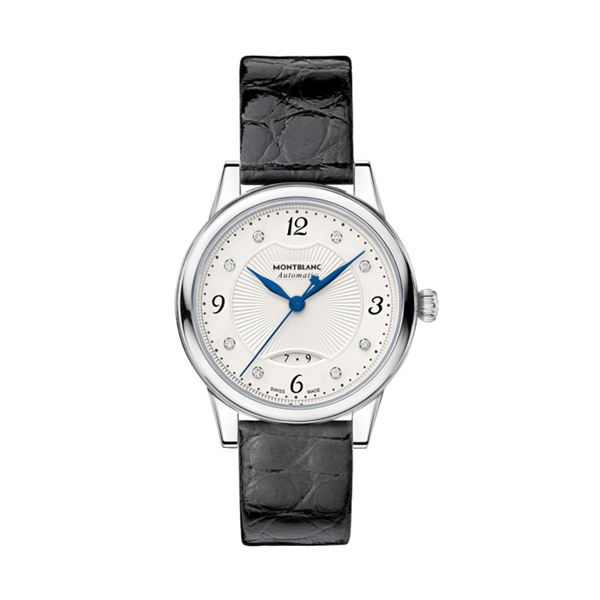 Montblanc Heritage · Automatique Manufacture · Cadran Argenté · Cuir Noir — vue 2