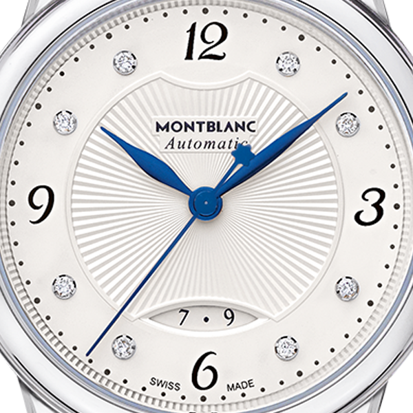 Montblanc Heritage · Automatique Manufacture · Cadran Argenté · Cuir Noir — vue 3