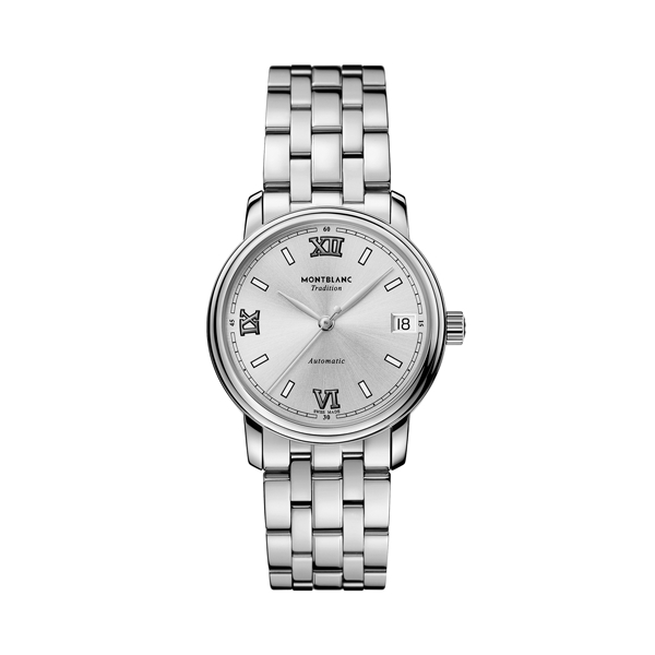 Montblanc · Automatique · Cadran Blanc · Cuir Noir