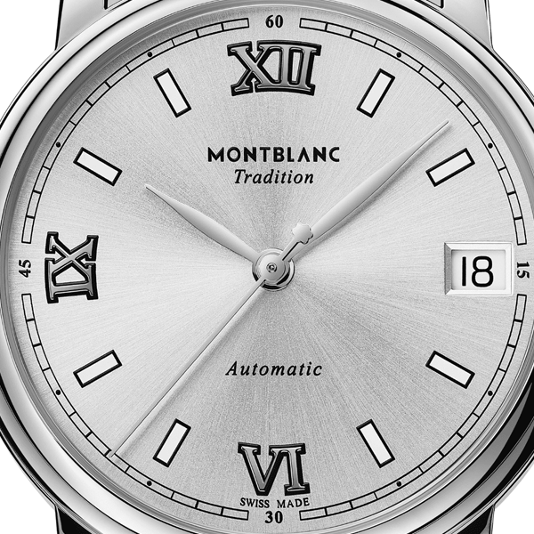 Montblanc · Automatique · Cadran Blanc · Cuir Noir — vue 2