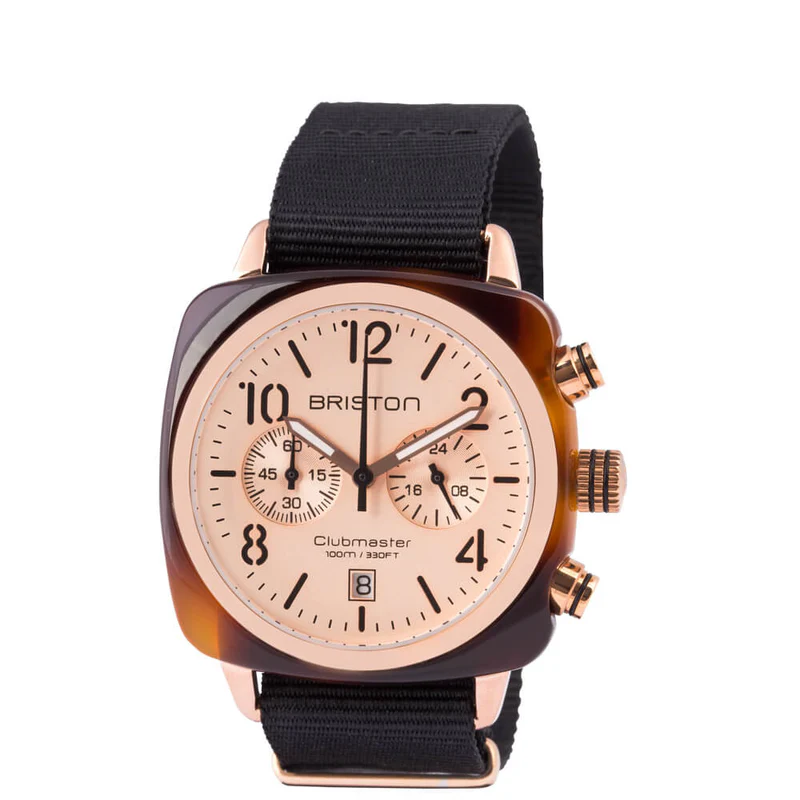 Briston · Clubmaster Classic 40mm · Or Rose · Quartz