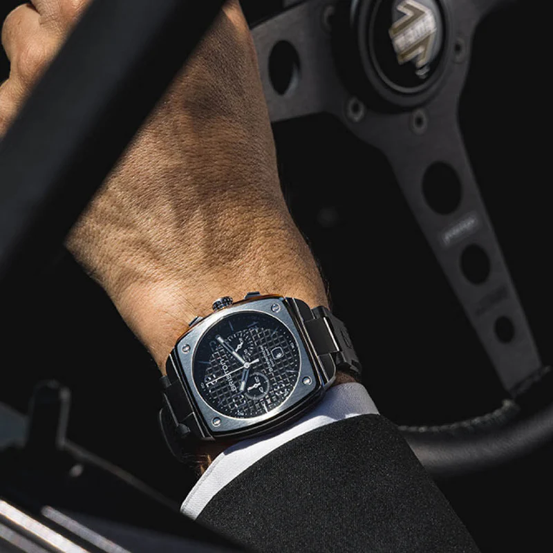 Briston · Streamliner Urban 42mm · Noir · Quartz — vue 2