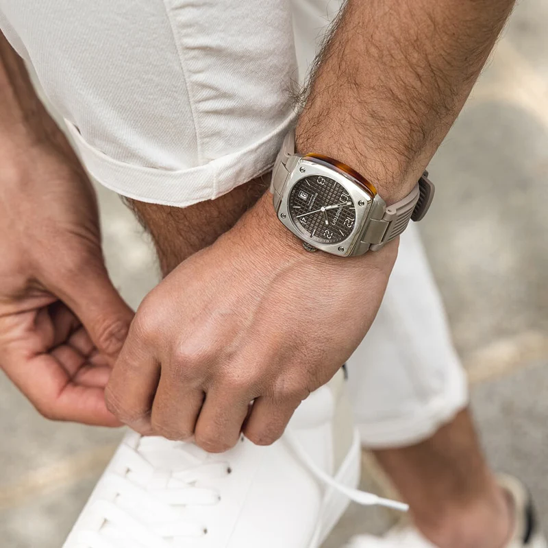 Briston · Streamliner Urban 40mm · Taupe · Automatique — vue 2