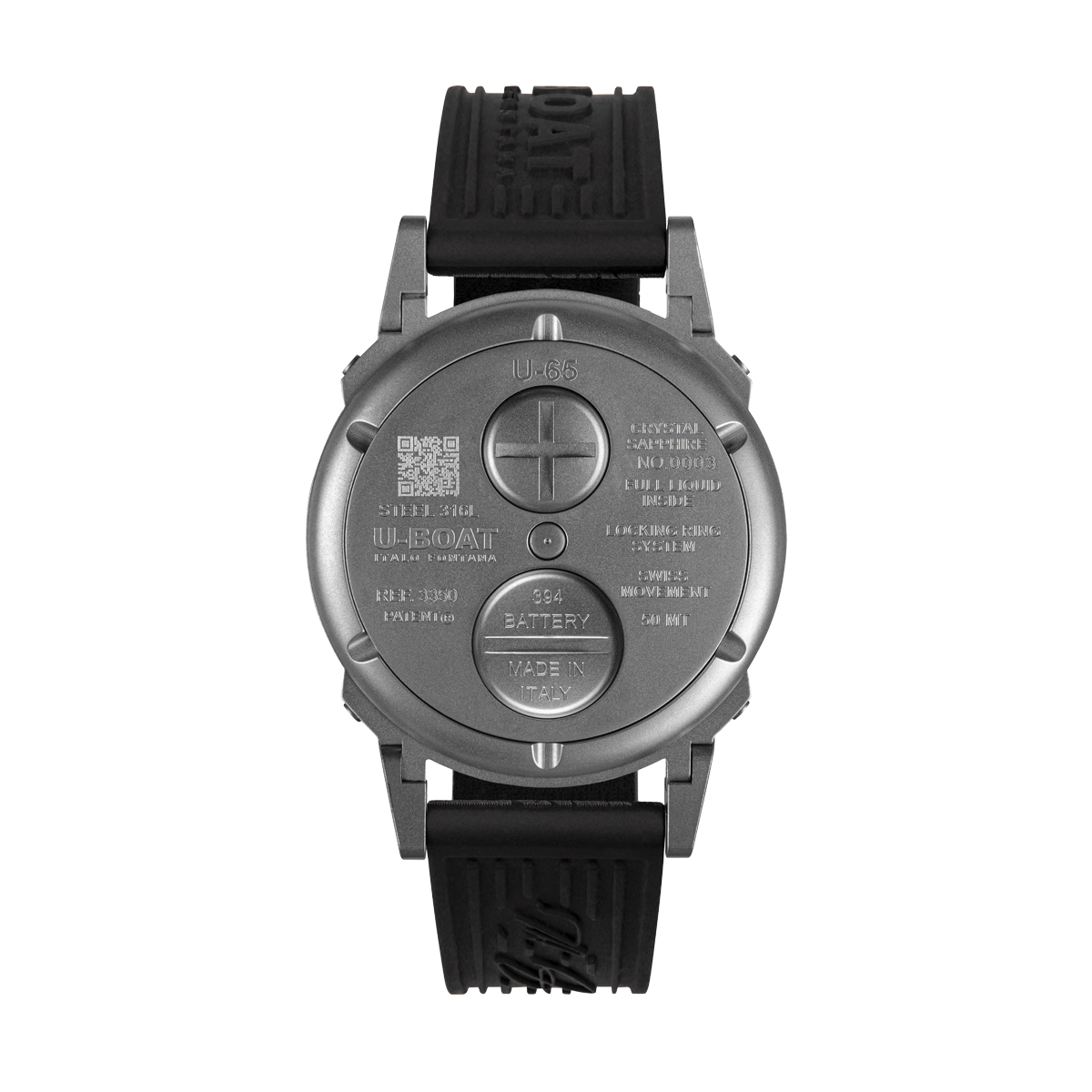 U-Boat U-65 · Automatique · 45mm · Cadran Bleu · Cuir — vue 2