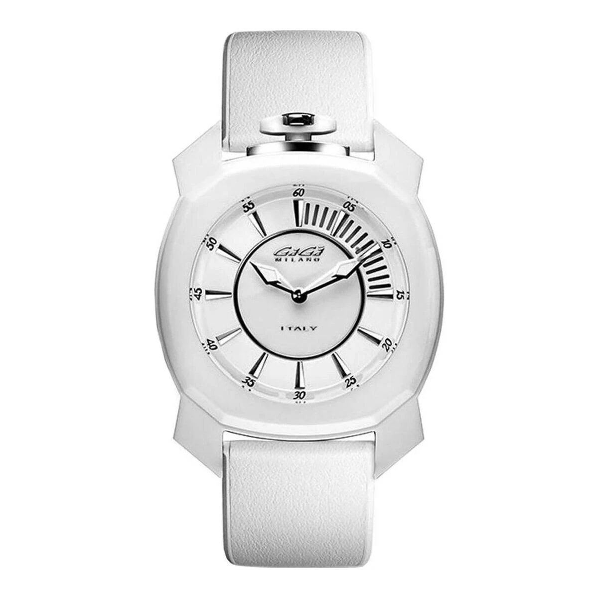 Gagà Milano Frame One · Special Edition · Quartz · Cadran Blanc · Cuir