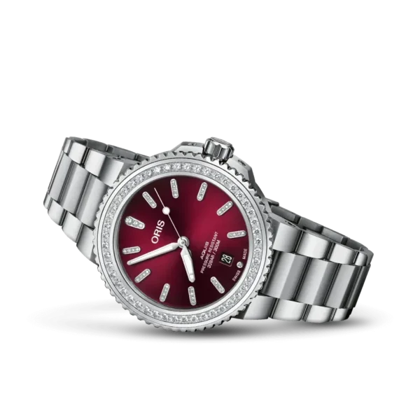 Oris Aquis Date · Diamonds · 41.5mm · Dame · 92 Diamants · Cadran Bleu · Bracelet Acier — vue 2