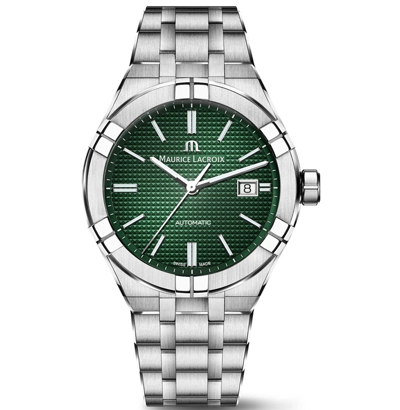 Maurice Lacroix Aikon · Automatique · 42mm · Cadran Bleu · Bracelet Acier