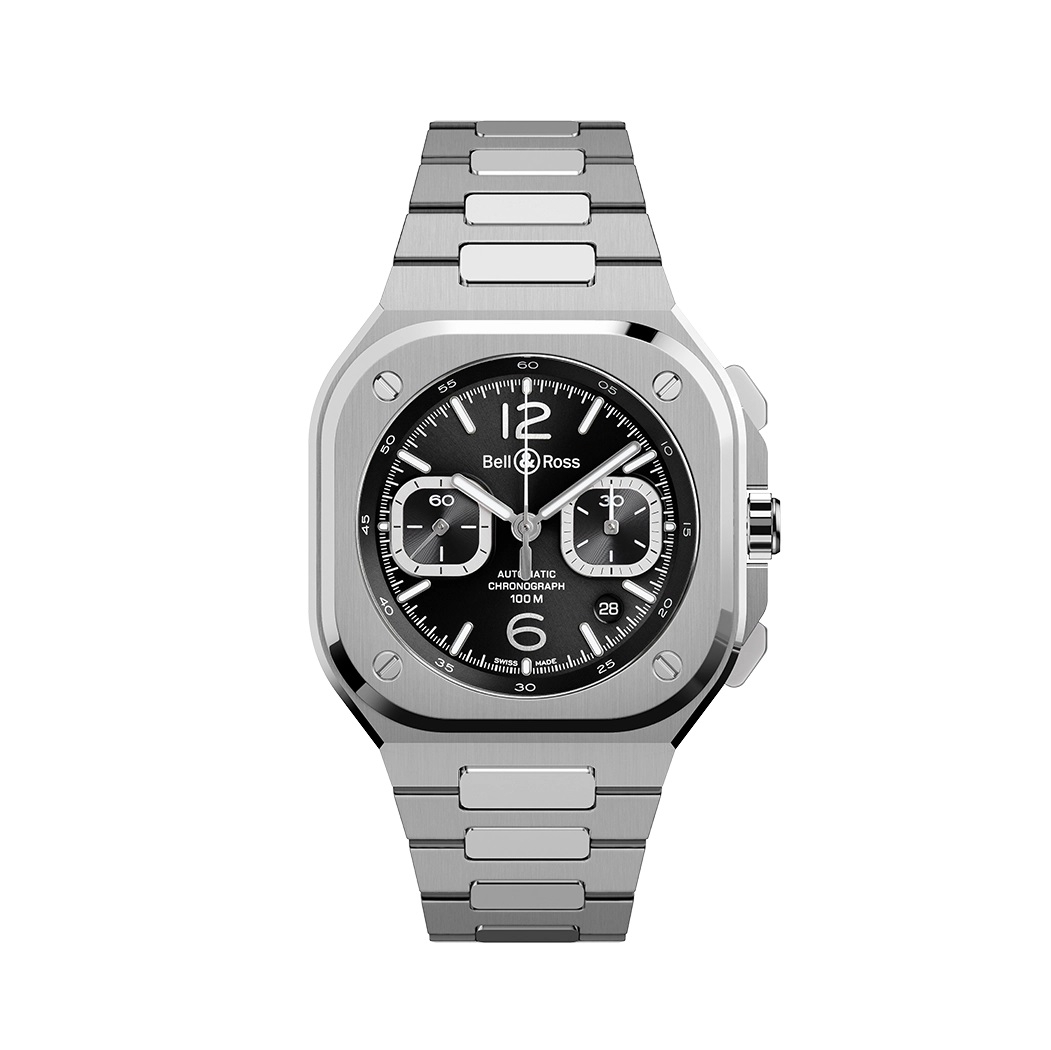 Bell & Ross BR-05 Chronographe · 42mm · Cadran Noir · Bracelet Acier Intégré