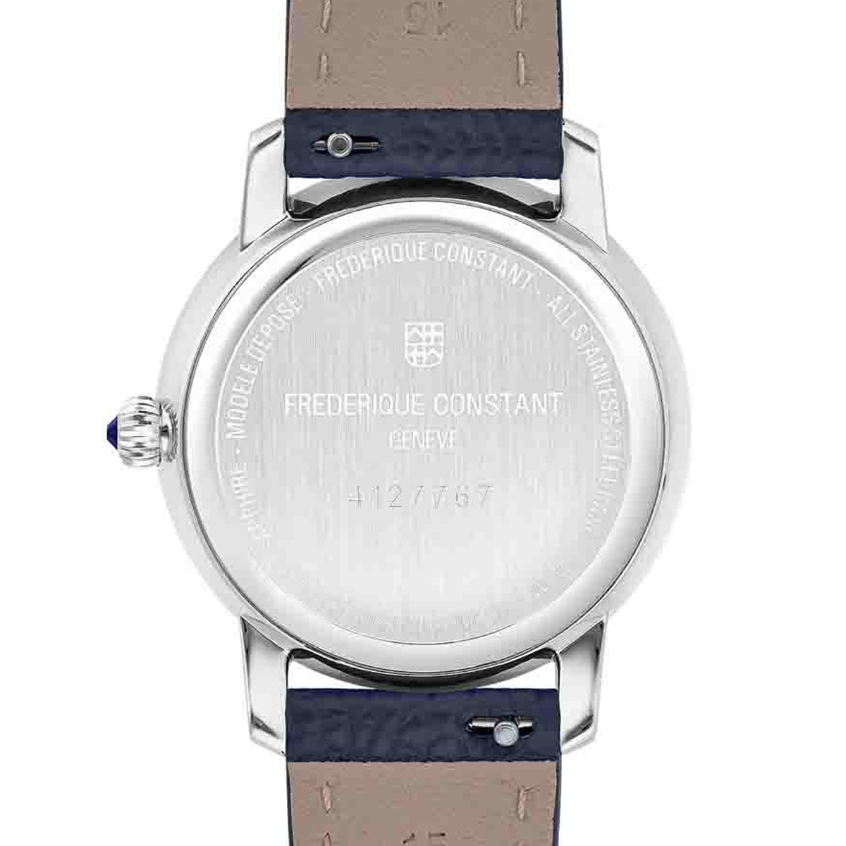 Frédérique Constant Slimline Moonphase · Automatique · Dame · Cadran Rose · Cuir Rose — vue 3