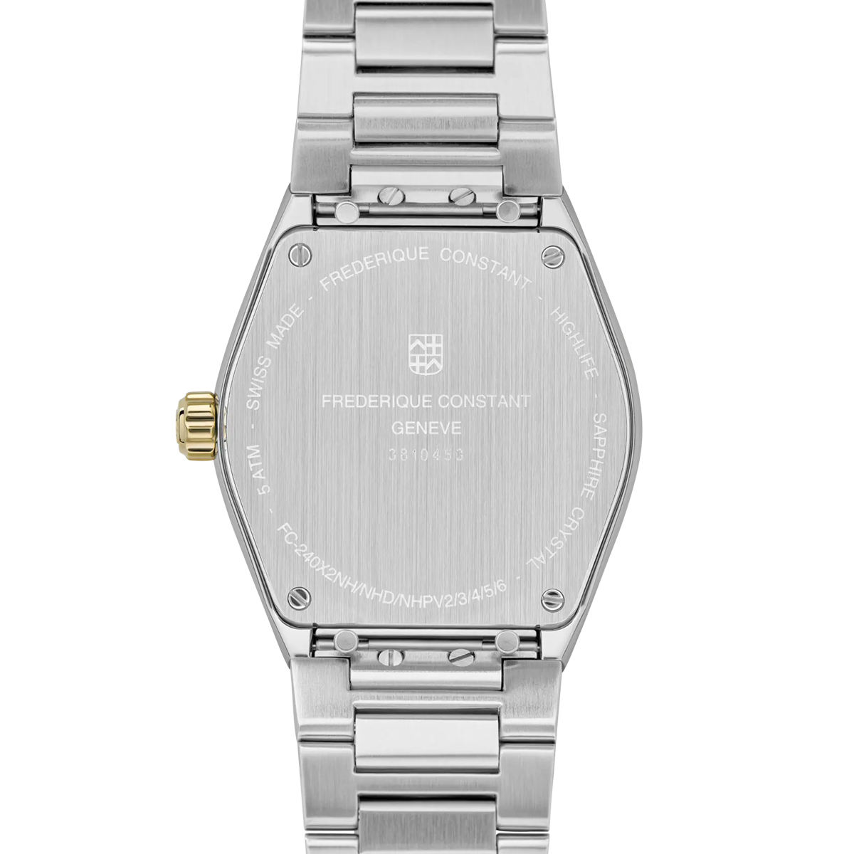 Frédérique Constant Highlife · Quartz · Dame · Cadran Vert · Bracelet Acier Intégré — vue 3