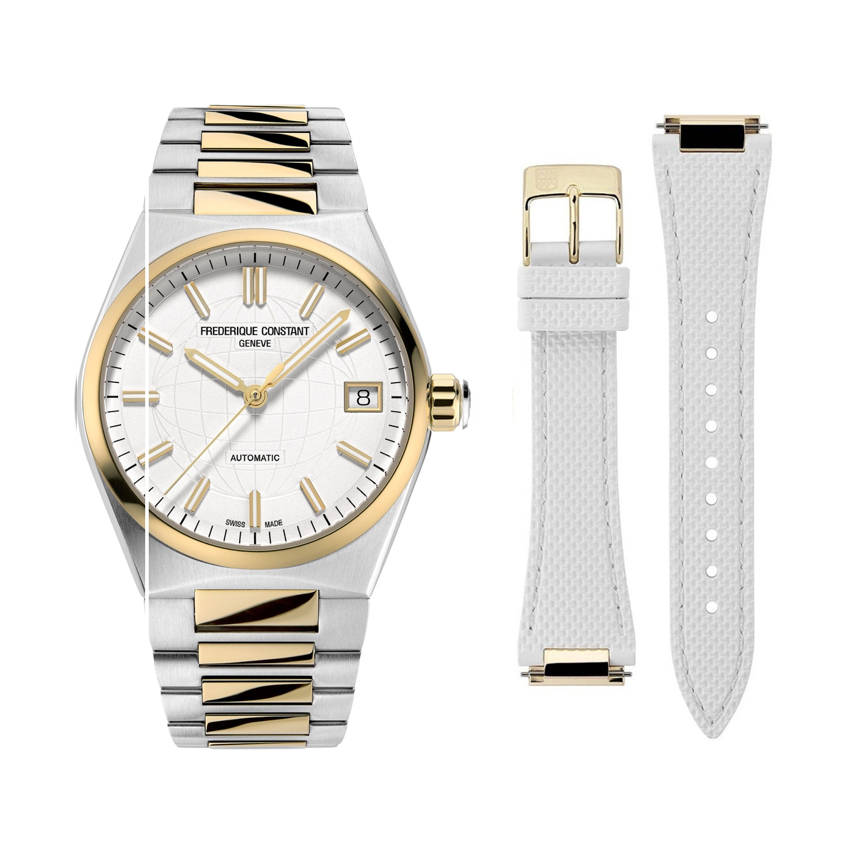 Frédérique Constant Highlife · Automatique · 41mm · Cadran Argenté · Acier & Or Jaune