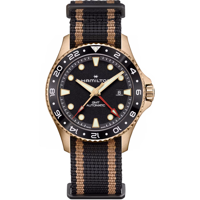 Hamilton Khaki Navy Scuba GMT Bronze