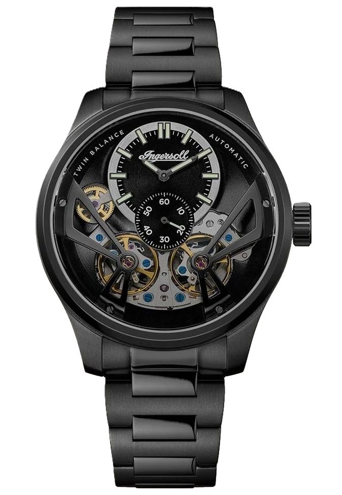 Ingersoll 1892 The Shelby · Automatique · Cadran Noir · Bracelet Acier