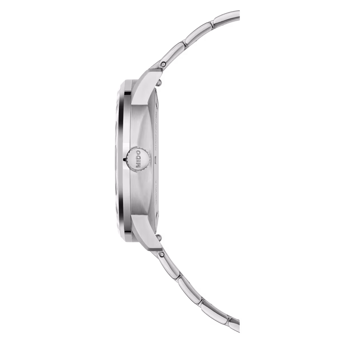 Mido Commander Lady · 35mm · Cadran Nacre · 11 Diamants · Bracelet Acier — vue 2