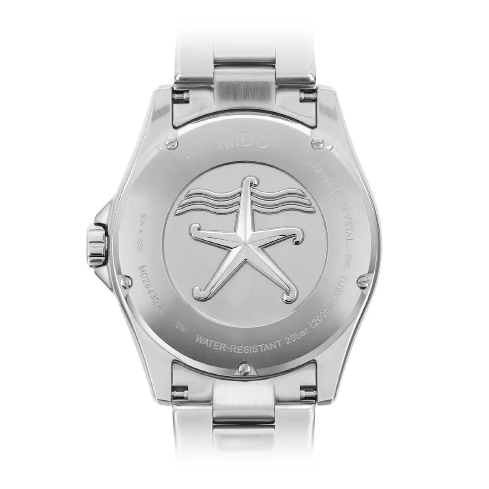 Mido Ocean Star 200 · Cadran Noir · Bracelet Acier · 42.5mm — vue 3