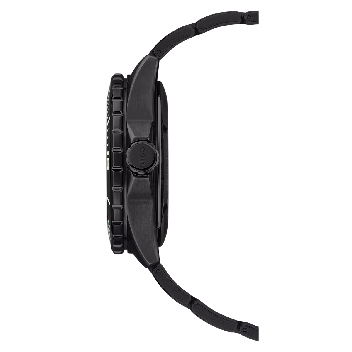Mido Ocean Star 600 Chronometer · DLC Bicolore · Cadran Noir — vue 2