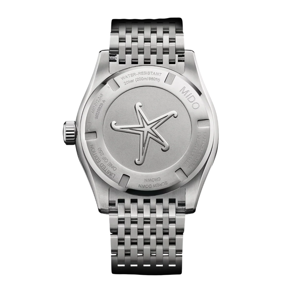 Mido Ocean Star GMT · Édition Limitée Hodinkee 999 pièces · Cadran Noir · Acier — vue 5