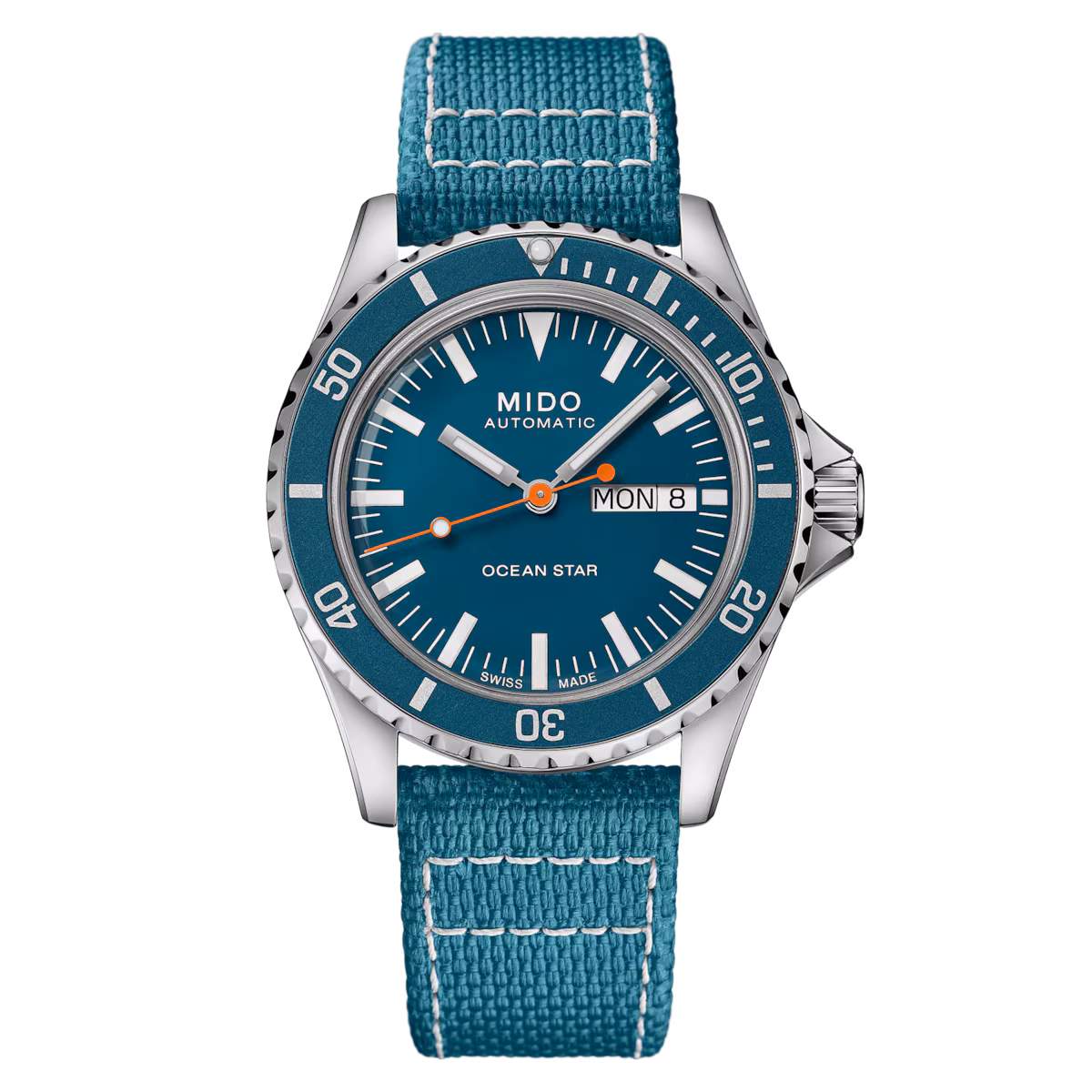 Mido Ocean Star Tribute · Cadran Bleu · Bracelet Acier · 40.5mm