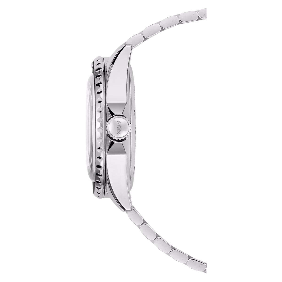 Mido Ocean Star Tribute · Cadran Noir · Maille Milanaise · 40.5mm — vue 3