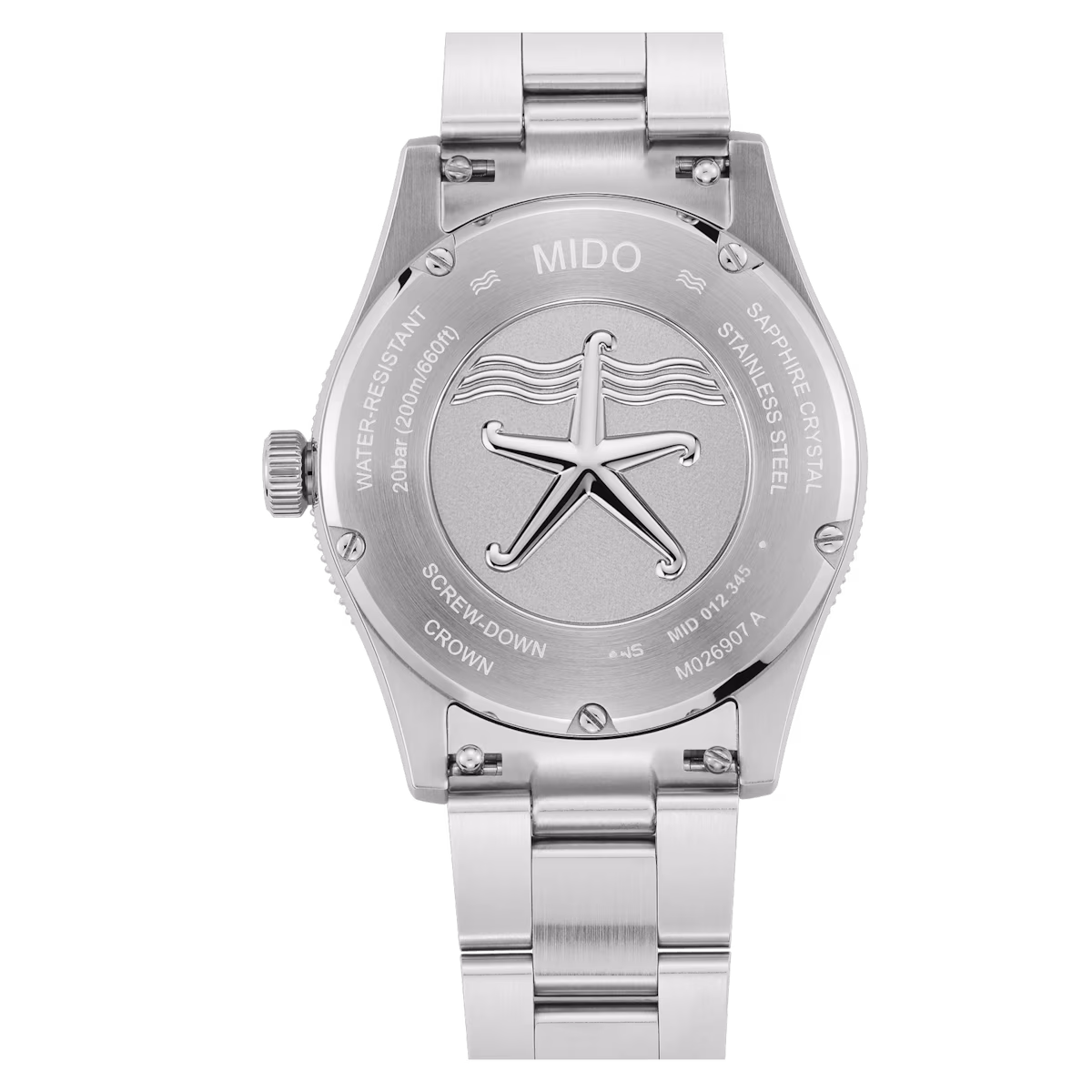 Mido Ocean Star 39 · Cadran Gris Texturé · Bracelet Acier · 39mm