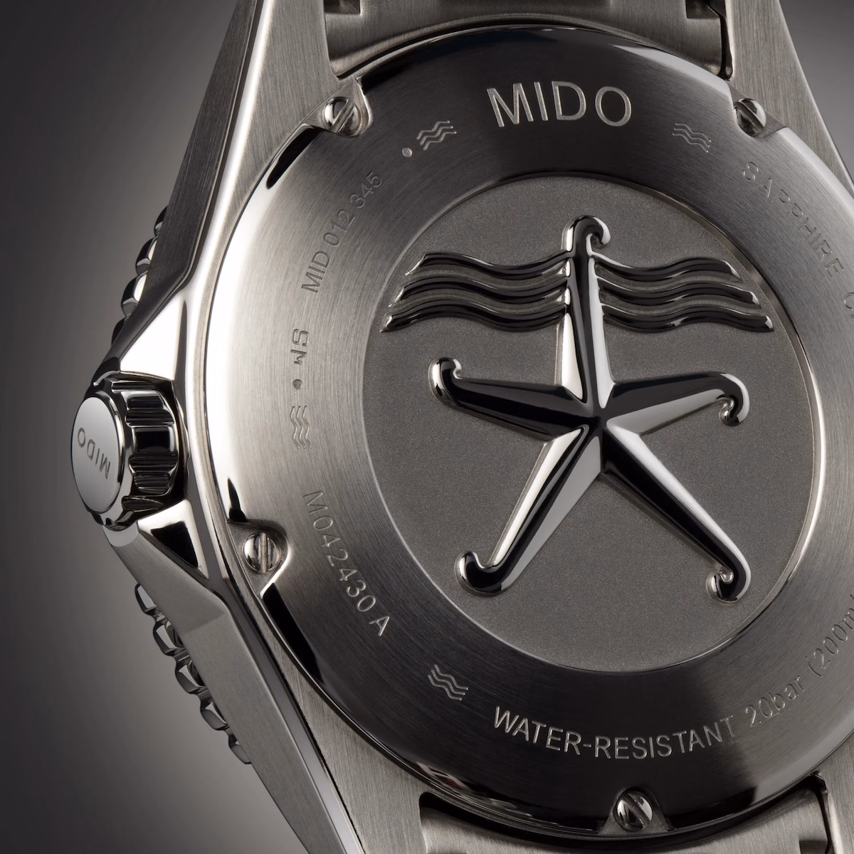 Mido Ocean Star 200C · Cadran Vert · Lunette Céramique Verte · Bracelet Acier · 42.5mm — vue 5