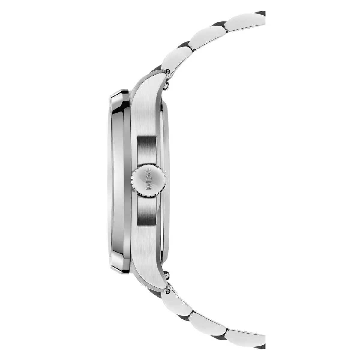 Mido Multifort TV Big Date · Cadran Gris Dégradé · Bracelet Acier · 39.2x40mm — vue 2