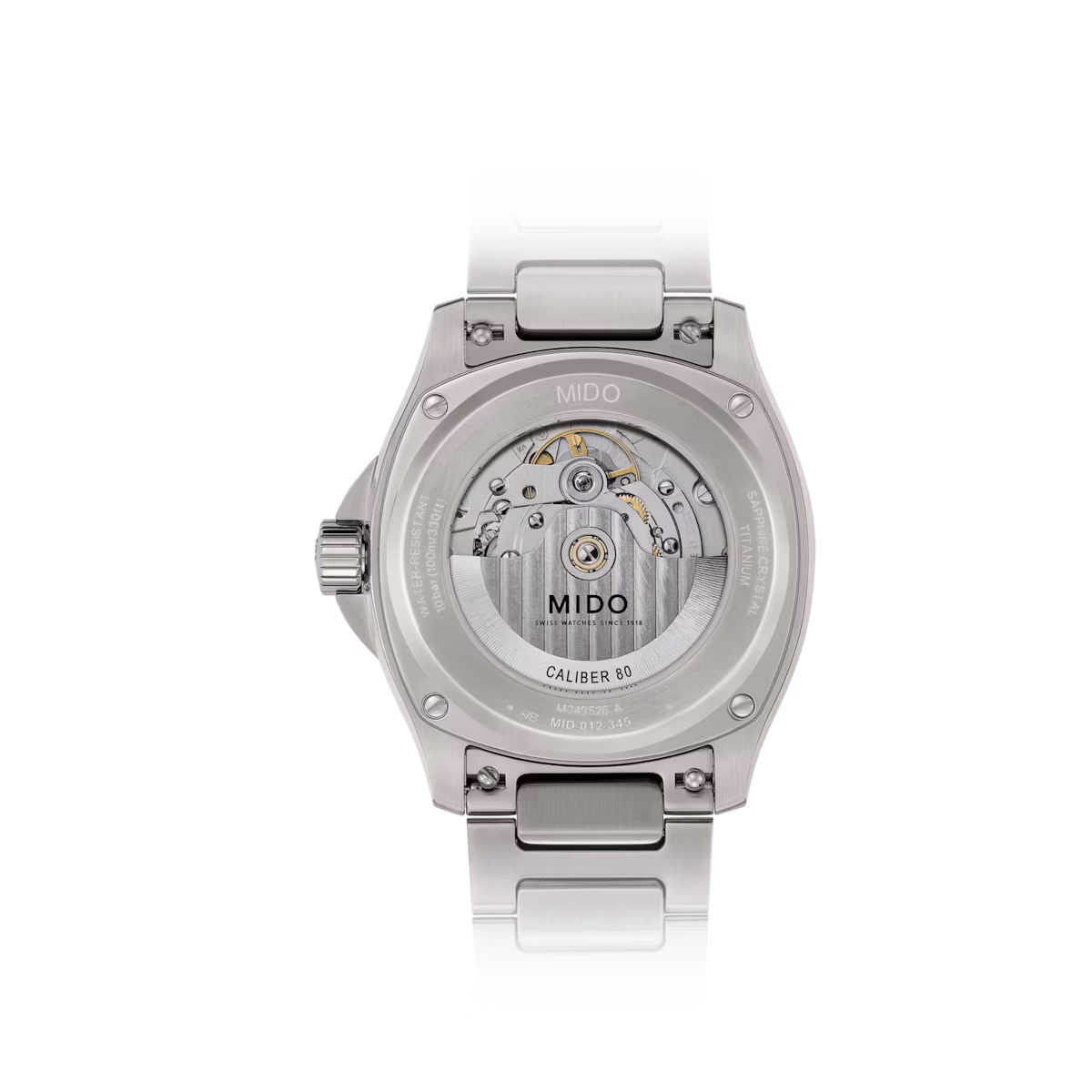 Mido Multifort TV Big Date · Titane · Cadran Gris · Bracelet Titane · 39.2x40mm