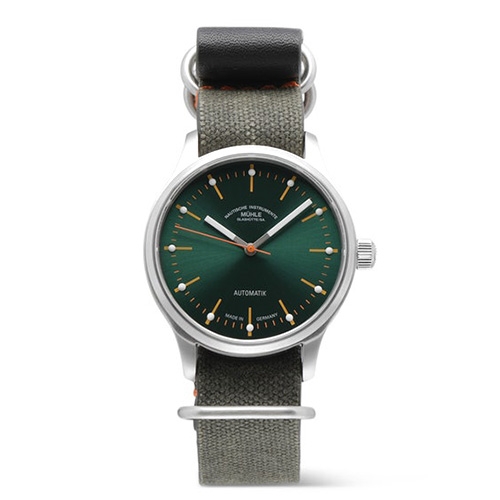 Mühle-Glashütte Panova · Automatique · Cadran Vert · Bracelet Acier