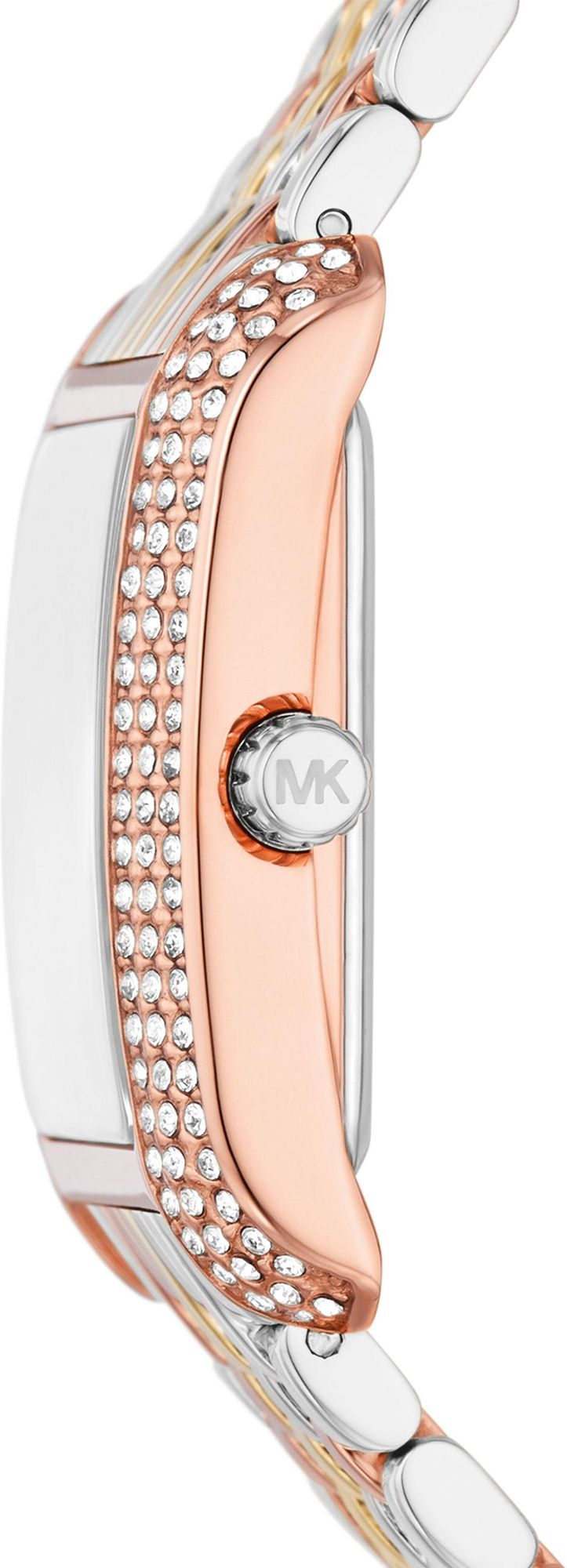 Michael Kors Emery · Quartz 27mm · Tri-Tone Pavé · Bracelet Acier — vue 2