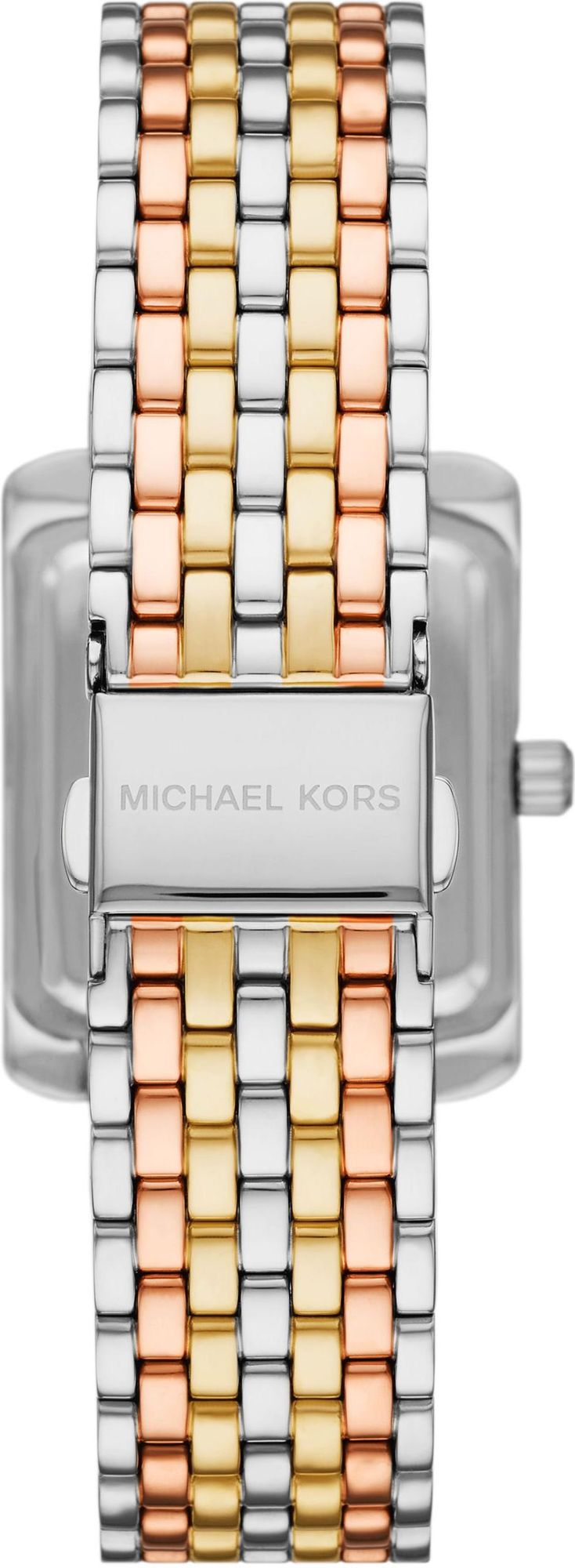 Michael Kors Emery · Quartz 27mm · Tri-Tone Pavé · Bracelet Acier — vue 3