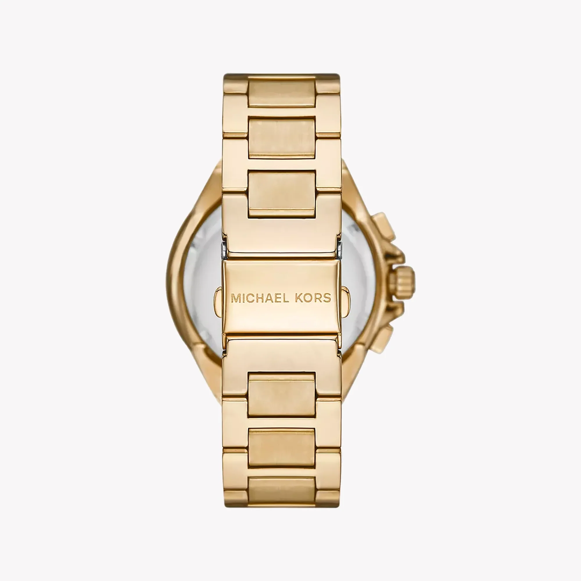 Michael Kors Camille · Chronographe 43mm · Or · Cadran Blanc · Bracelet Acier — vue 2