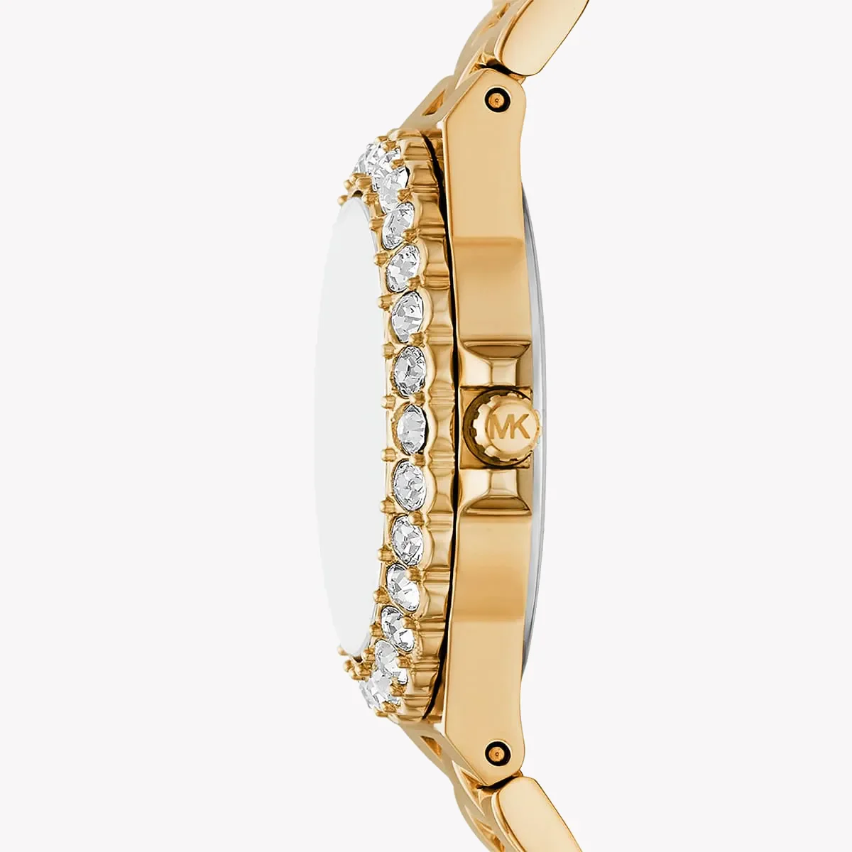 Michael Kors Mini Lennox · Quartz 30mm · Or · Cadran Pavé Animal Print — vue 2