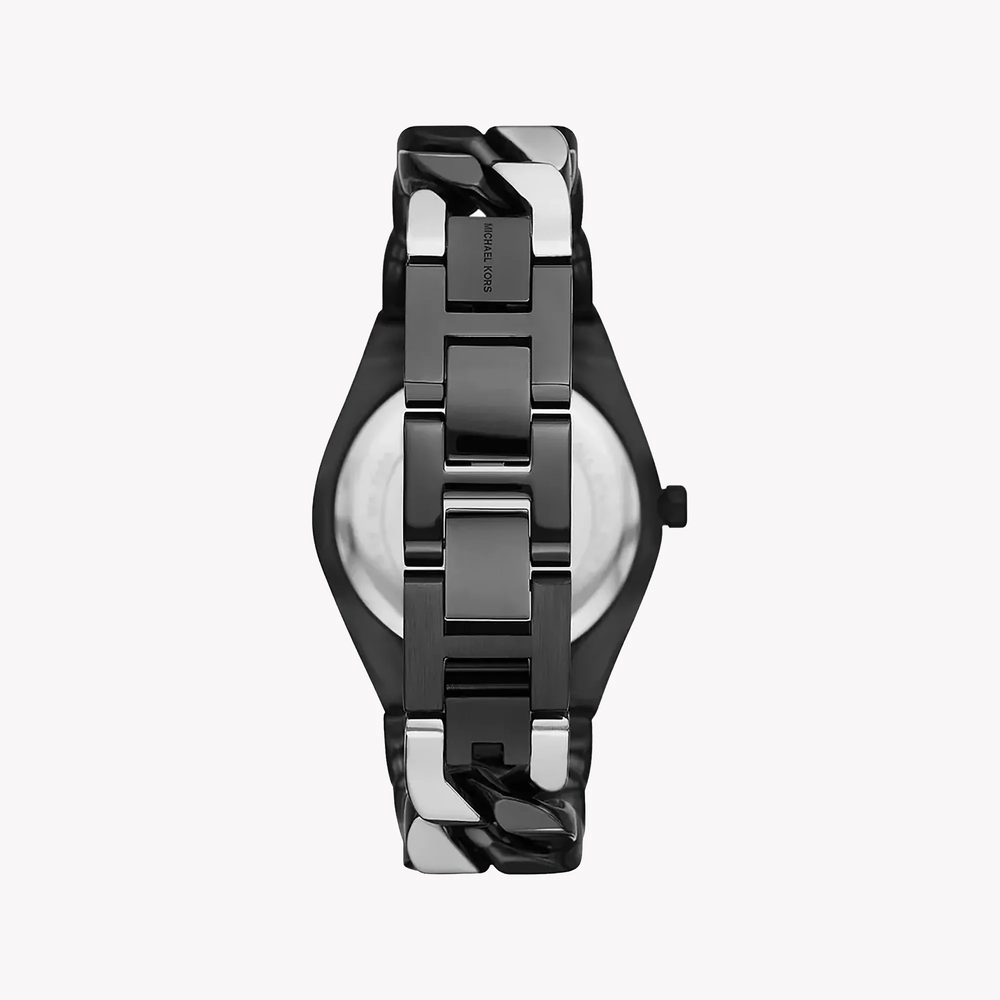 Michael Kors Lennox · Quartz 37mm · Argent/Noir · Bracelet Acier — vue 3