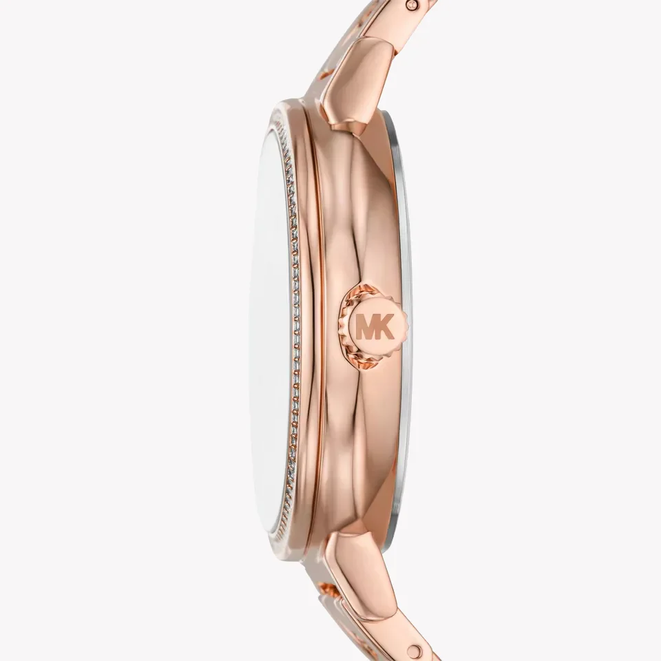 Michael Kors Sofie · Quartz 36mm · Or Rose · Cadran Or Rose Logo MK — vue 2