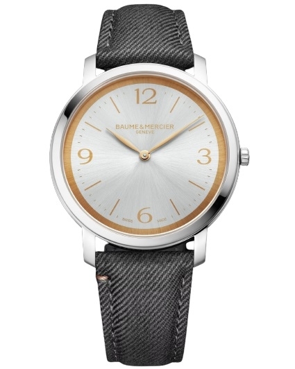 Baume & Mercier Classima · Automatique · 40mm · Cadran Argenté · Cuir