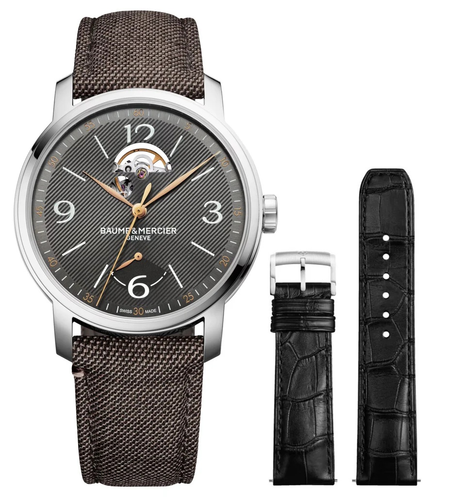 Baume & Mercier Classima · Squelette Open Balance · 40mm · Cuir