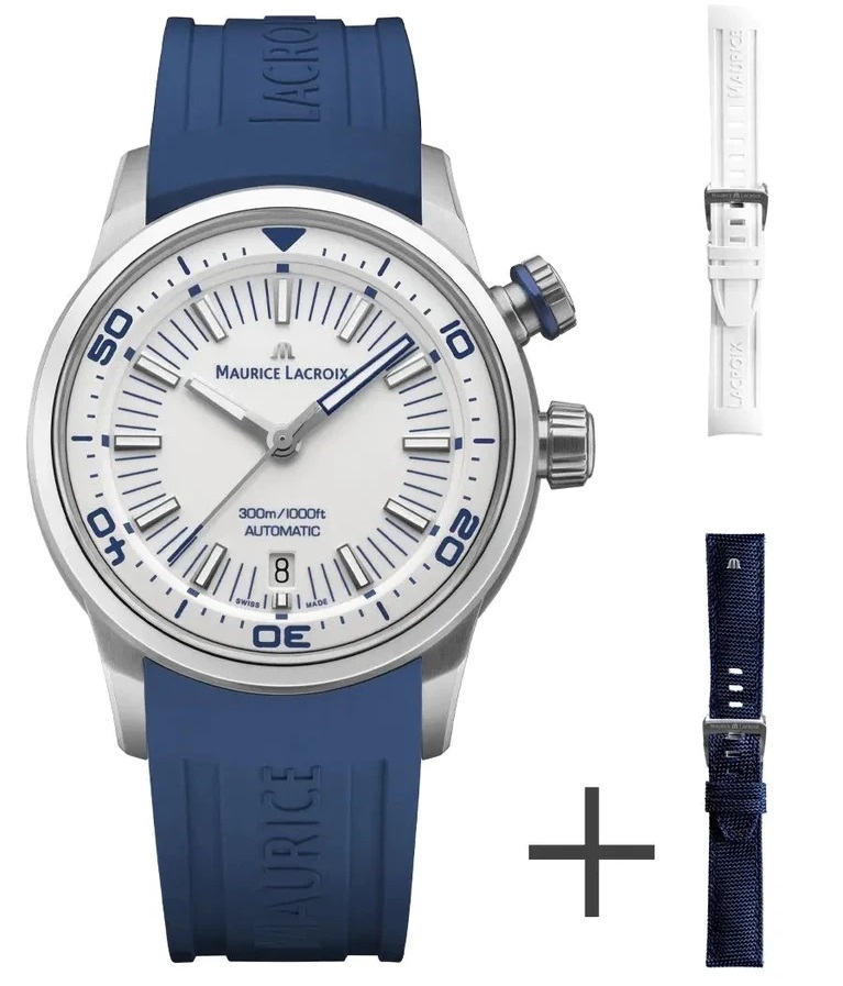 Maurice Lacroix Pontos S · Diver Automatique · 43mm · Cadran Noir · Caoutchouc