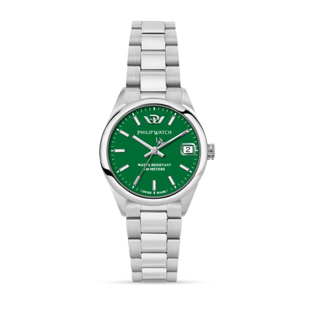 Philip Watch Caribe Urban · Quartz · 32mm · Cadran Brun · Bracelet Acier · Dame