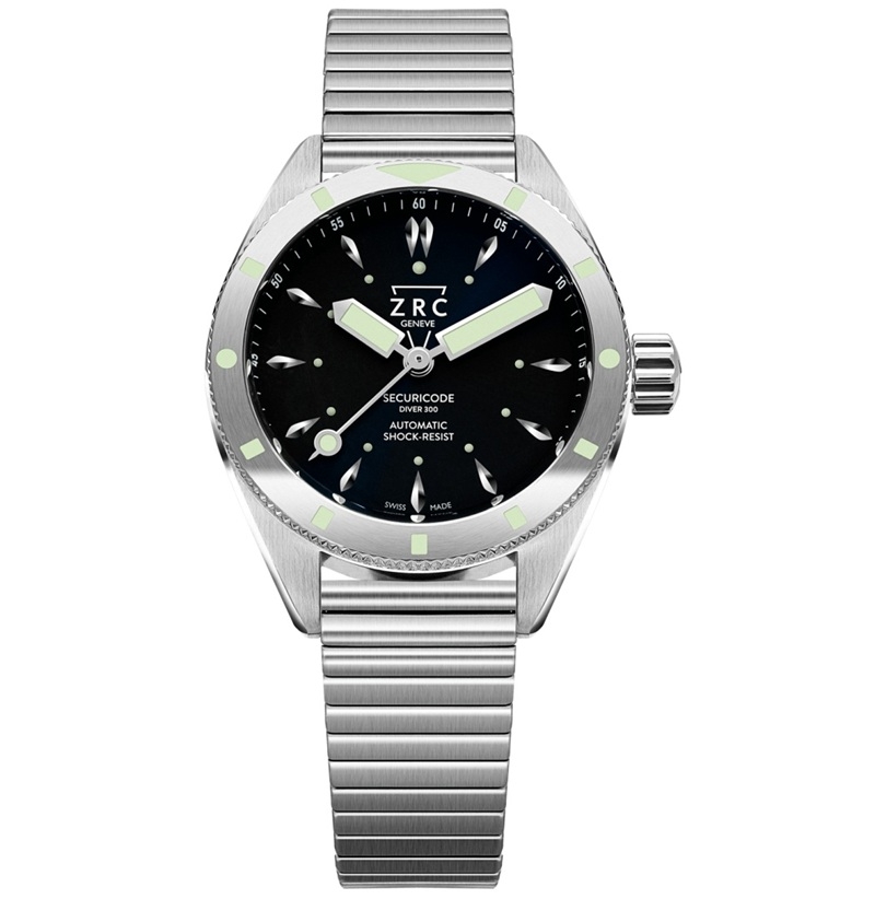 ZRC 1904 Grands Fonds · Sport Classic · Automatique · 39mm · Cadran Noir · Caoutchouc