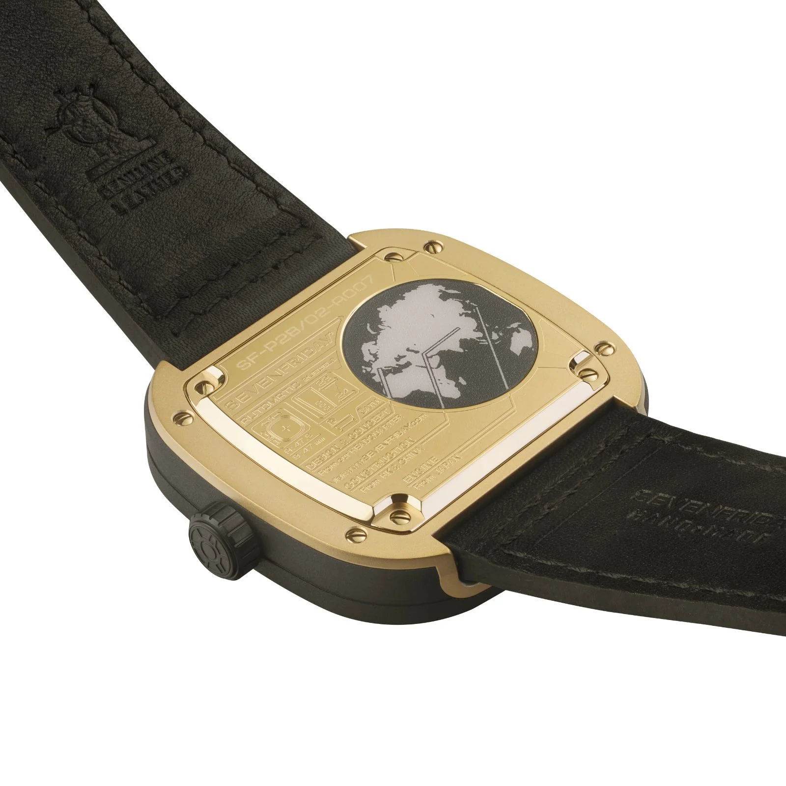 SevenFriday P-Series · P2B/02 Bank Vault · Automatique · Cuir — vue 2
