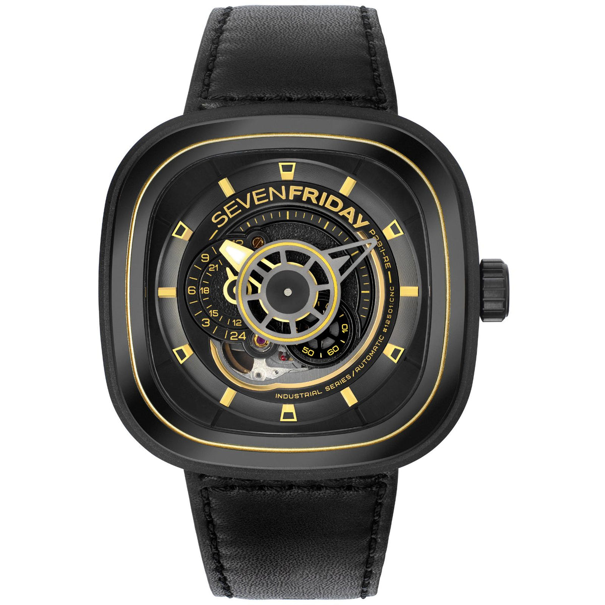SevenFriday P-Series · P2B/02 Bank Vault · Automatique · Cuir