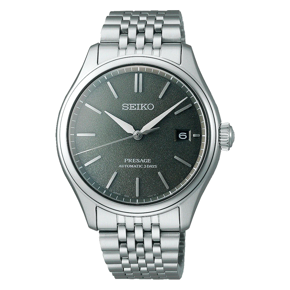Seiko Presage Classic · Soie Japonaise « Midori-iro » · Cadran Vert · Bracelet Acier · 40.2mm