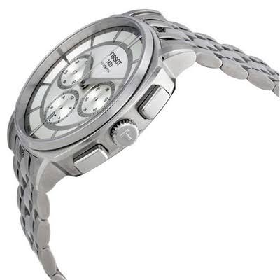 Tissot T-Lord · Chronographe Automatique · 42.2mm · Cadran Argenté · Bracelet Acier — vue 3