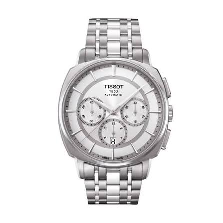 Tissot T-Lord · Chronographe Automatique · 42.2mm · Cadran Argenté · Bracelet Acier