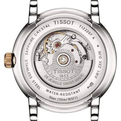 Tissot Carson Premium · PM80 · 30mm · Cadran Noir · Pack 2 Bracelets (Acier + Cuir) — vue 2