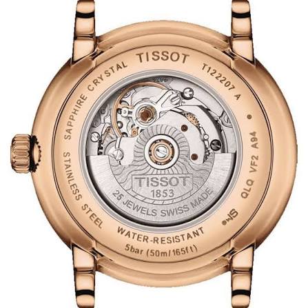 Tissot Carson Premium · PM80 · 30mm · Cadran Argenté · Cuir Brun — vue 2