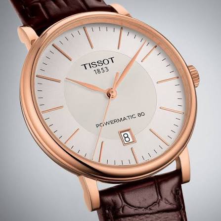 Tissot Carson Premium · PM80 · 40mm · Cadran Argenté · Cuir Marron — vue 2