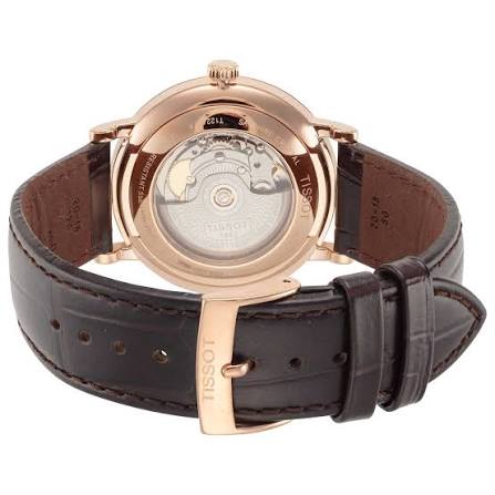 Tissot Carson Premium · PM80 · 40mm · Cadran Argenté · Cuir Vert — vue 2