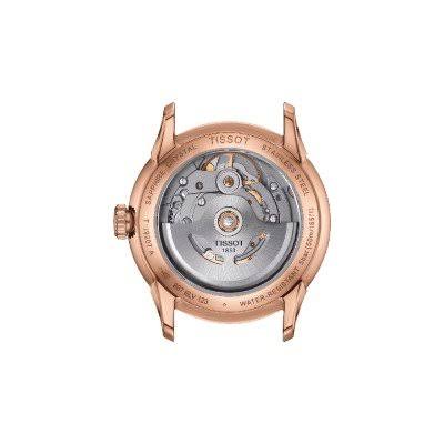 Tissot Chemin des Tourelles · PM80 · Bicolore · Cadran Argenté · Cuir · 34mm — vue 2